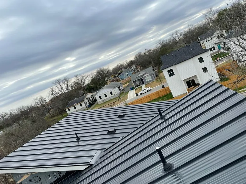 Standing seam metal roof panels with vents for Skylight Repair in Kiryas Joel